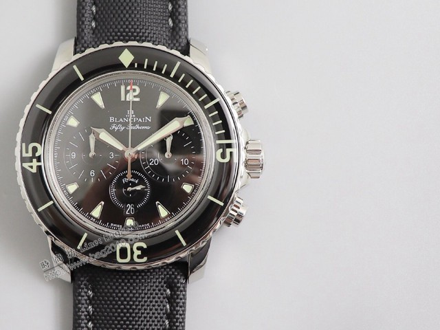 寶珀五十噚男士腕表 1:1超A款 Blancpain自動機械計時功能男士手錶  gjs1744